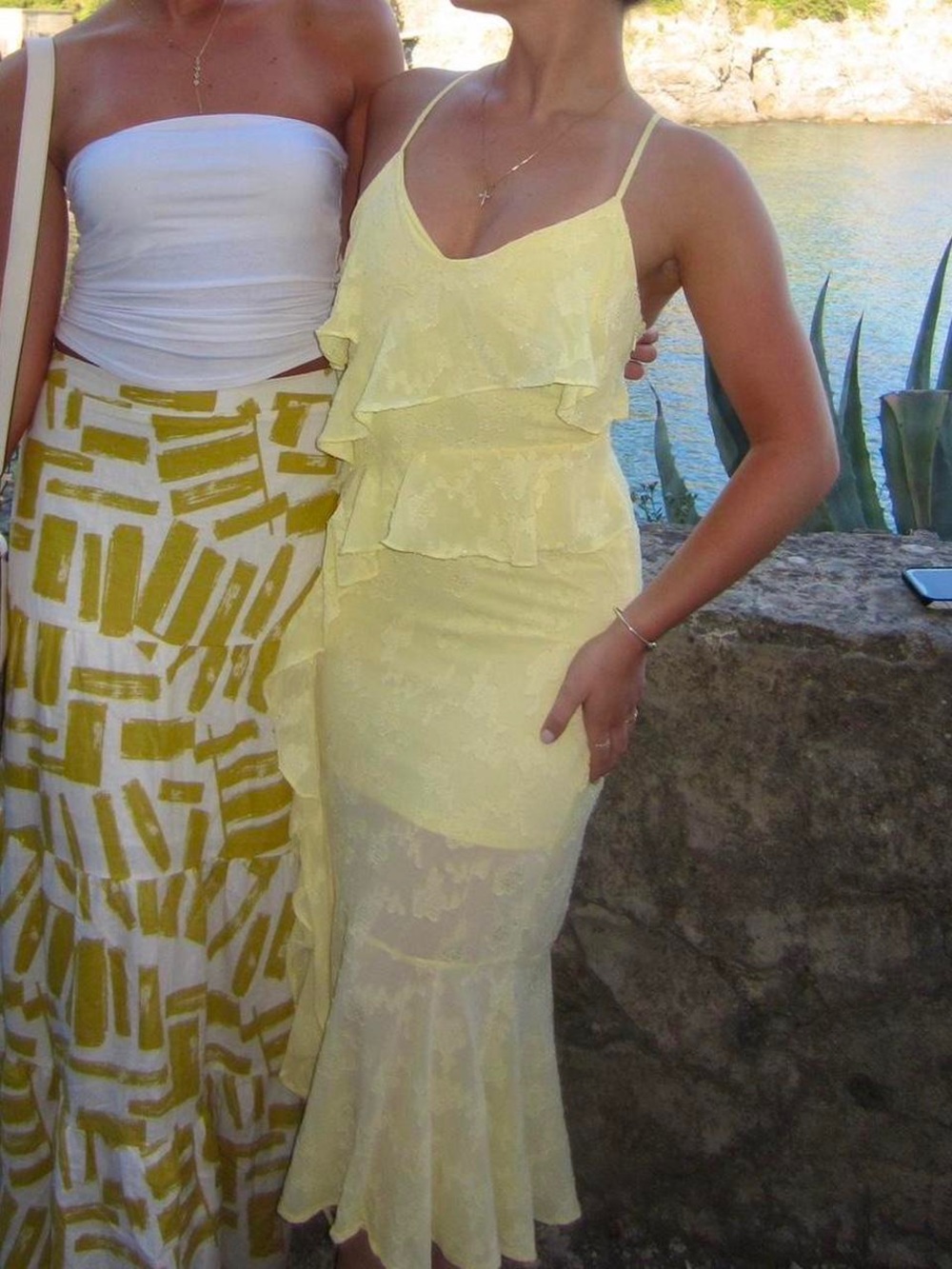 wild fable yellow Halter Dress